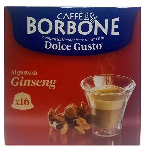 16 Capsule Caffè Borbone Ginseng Compatibili Nescafè Dolce Gusto ®