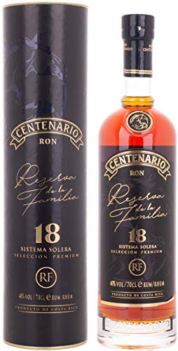Centenario Ron Reserva De La Familia 18 Sistema Solera Rum 40% Vol. 700Ml In Giftbox