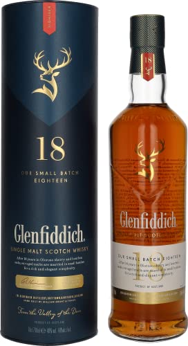 Glenfiddich 18 Years Old Our Small Batch 40% Vol. 0,7L In Giftbox
