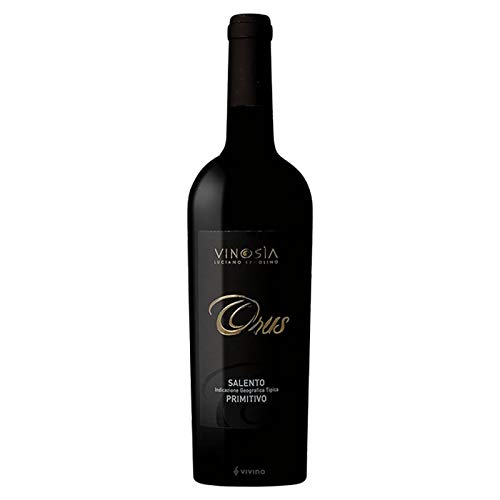 Vino Orus Primitivo Salento Igt Rosso - Vinosia - Cartone Da 6 Pezzi