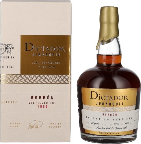 Dictador Jerarquía 30 Years Old Borbón Rum 1990 44% Vol. 0,7L In Giftbox