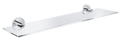 Grohe Gro-40799Dc1 Mensola, Grigio/Trasparente (Super Steel), Large