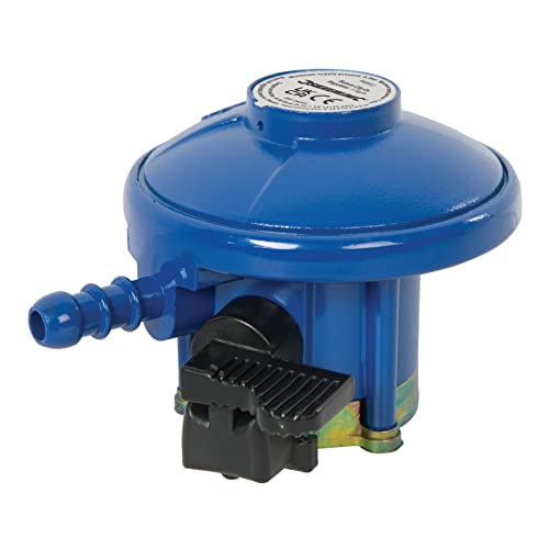 Silverline Riduttore A Clip Per Butano 1,5 Kg/H Calor/Flogas Giallo, Colore: Blu