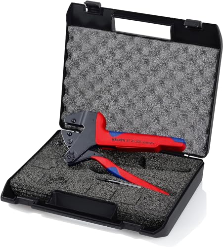 Knipex Pinza Universale Per Terminali Per Matrici Intercambiabili Brunita, Rivestiti In Materiale Bicomponente 200 Mm 97 43 200