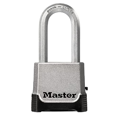 Master Lock Lucchetto Ad Alta Sicurezza [Combinazione E Chiave] [Zinco] [Esterno] M176Eurdlh - Ideale Per Portali, Garage, Sconto
