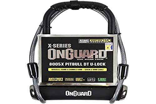 Onguard Pitbull, Lucchetto A Leva. Unisex-Adulto, Nero, Taglia Unica