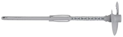 Fischer Fif-Sv Ii 100 Pz. Tasselli Per Cappotto E Isolanti, Universali, Misura Unica Per Pannelli Da 100 A 400 Mm, Avvitamento A Scomparsa Senza Fresa