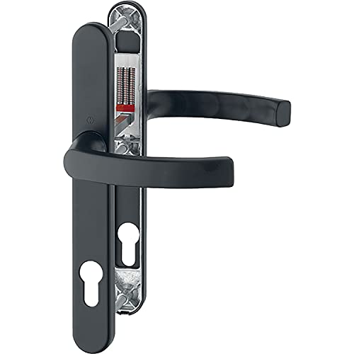 Hoppe Maniglia Liège – Su Placca Stretta 30 Mm, 72 – 82, Nero