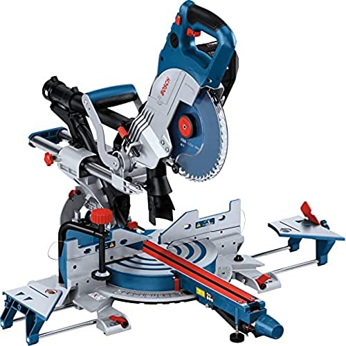 Bosch Professional Biturbo Troncatrice Radiale A Batteria Gcm 18V-216 Dc (Diametro Lama: 216 Mm, Modulo Bluetooth, Blocco Lama Sds)
