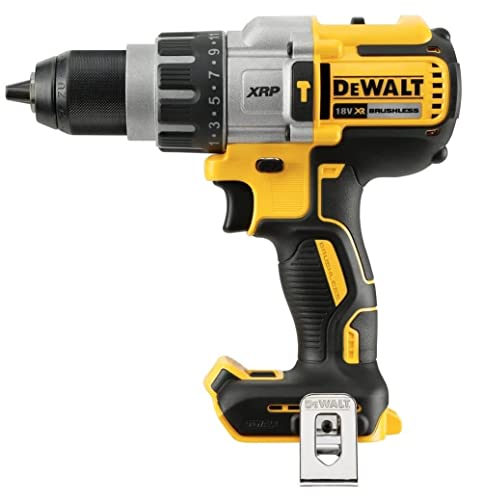 Dewalt Dcd996Nt-Xj Trapano Con Percussione, Xrp, 3 Velocità, In Tstak, Senza Batterie E Caricabatteria, Corpo Macchina, Giallo Inero, Argento.