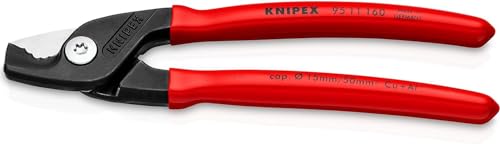 Knipex Stepcut Cesoia Per Cavi Brunita, Rivestiti In Resina Sintetica 160 Mm 95 11 160