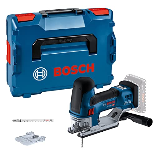Bosch Professional 18V System Seghetto Alternativo A Batteria Gst 18V-155 Sc (Con Impugnatura Assiale, Senza Batterie E Caricabatteria, L-Boxx)