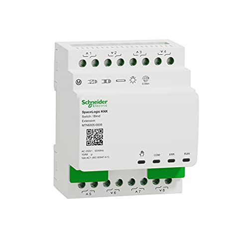 Schneider Electric Mtn6805-0008 Spacelogic Knx - Interruttore Per Persiana/Persiana, 8 Uscite 10Ax/16Ac1