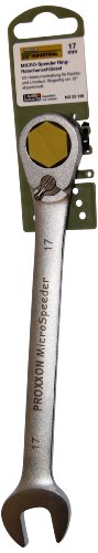 Proxxon 2223139 - Llave Combinada Carraca Conmutable 17 Mm, Nero