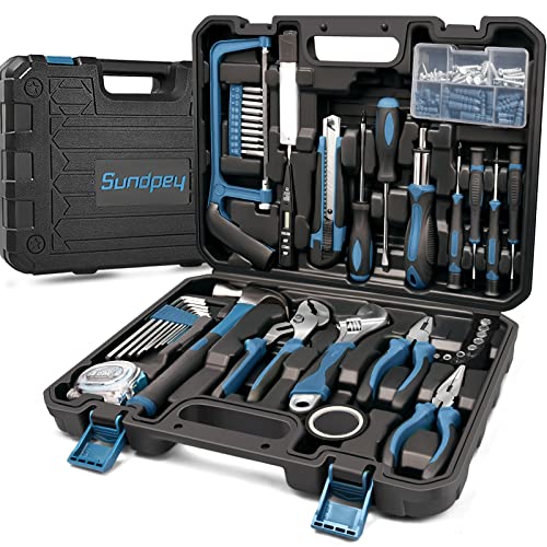 Cassetta Attrezzi Completa 148-Pcs Set Attrezzi Lavoro - Fai Da Te Meccanica Strumenti - Valigia Utensili Portatile Sundpey Con Cacciaviti Cricchetto