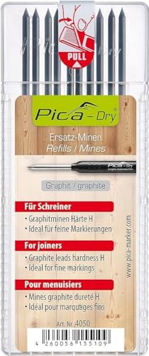 Pica 4050 - Estuche 10 Minas Dry Grafito H