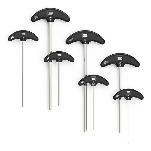 Inbus® 70020 Set Chiavi A Brugola Con Impugnatura A T 7Pz, 2–8Mm — Made In Germany