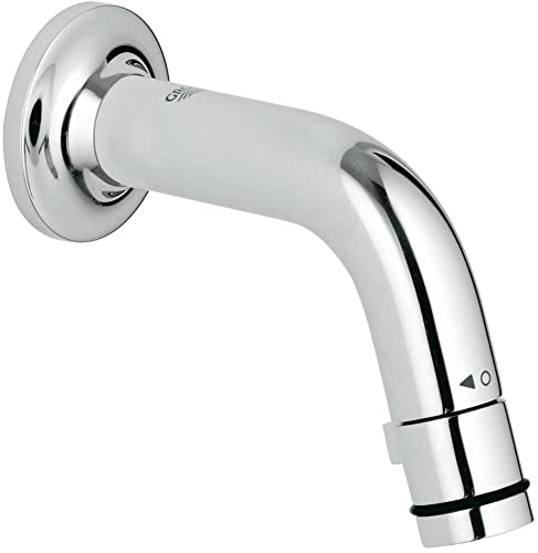 Grohe Gro-20205000 20205000-Universal Grifo Lavabo Empotrado Válvula Descarga De Pared, Nero, L