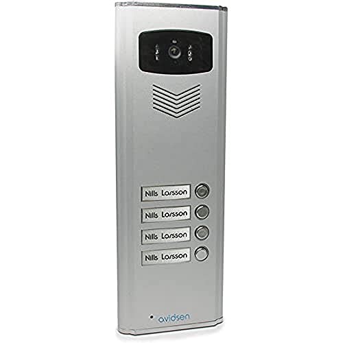 Avidsen 112298 Pulsantiera 4 Tasti, Grigio
