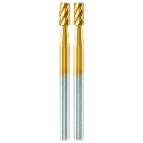 Dremel Max Punta Da Intaglio Ad Elevate Prestazioni (194Dm) 2 Punte Per Intaglio E Incisione Da 3,2 Mm Ad Elevate Prestazioni Rivestite In Titanio, Ma