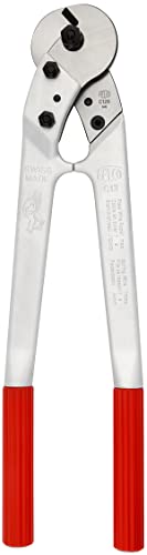 Felco 11530002 11530002-Felco C12 Cortacables-12Mm, Nero, Cuts Steel Cables Up To 12Mm