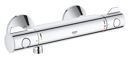 Grohe 34562000 Grohtherm 800-Miscelatore Termostatico Per Doccia, Argento (Chrome/Argent)