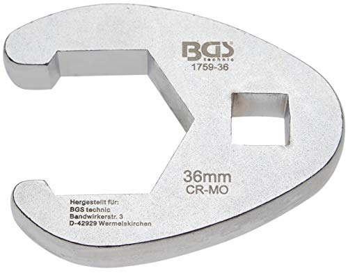 Llave Boca Hexagonal Abierta (Crowfoot) | Entrada 12,5 Mm (1/2") | 36 Mm