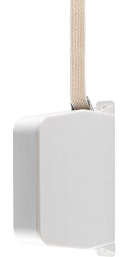 Schellenberg 50802 Avvolgitore Tapparella Maxi Bianco Con Nastro, Per Tapparelle Avvolgibili, Spaziatura Dei Fori 17 Cm, Girevole A 180°, Montaggio A