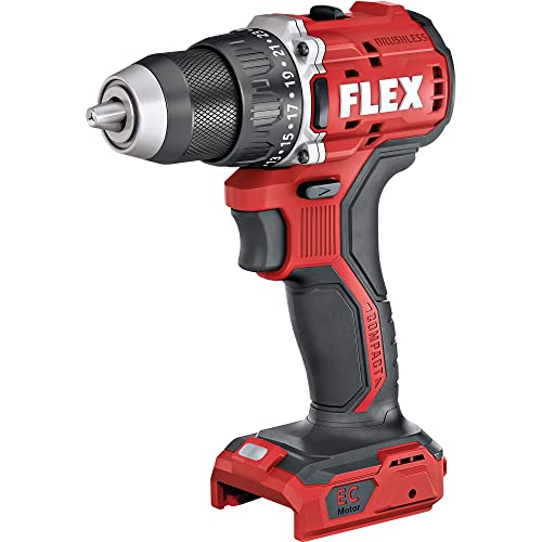 Flex Trapano Avvitatore A Batteria Dd 2G 18.0-Ec Ld C (Avvitatore A Batteria, 18 V, Motore Brushless, 2 Marce, Impugnatura Ergonomica, Luce Led) 53053