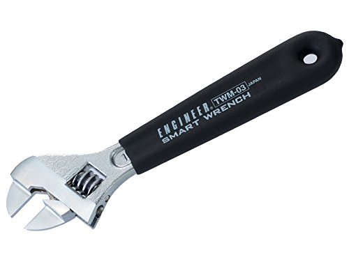 Engineer Smart' - Chiave Regolabile Con Ganasce Sottili E Super Sottili, 2 Mm, Twm-03, Colore: Nero