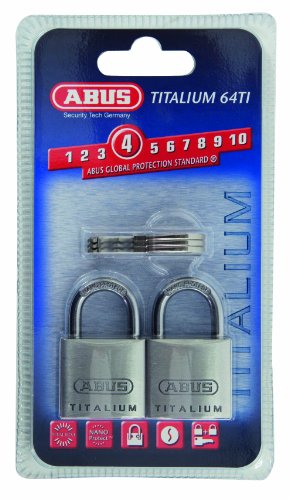 Par Candados Titalium 30Mm Llaves Iguales Blister