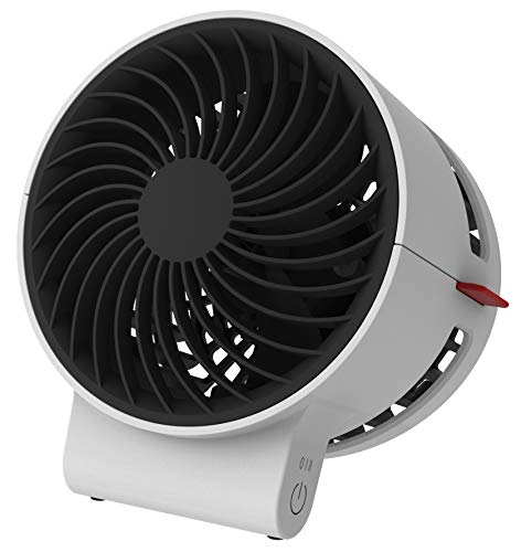 Boneco Ventilatore Air Shower F50 - Ventilatore Mobile Con Connessione Usb-C E Moderno Pannello Di Controllo Touch, Bianco