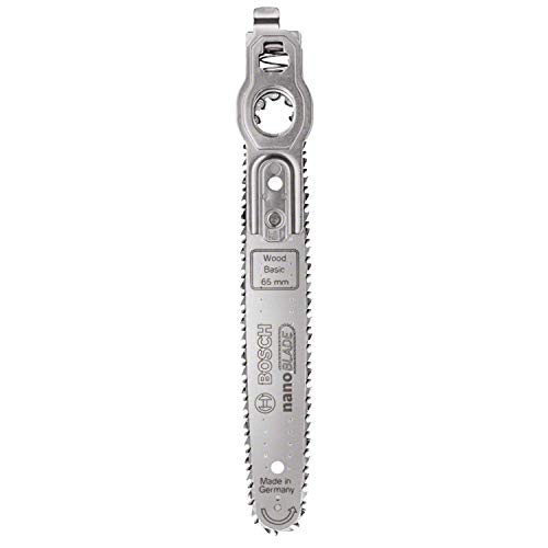 Bosch Micro Lama Nanoblade Per Legno E Materiali Sintetici, Nanoblade Wood Basic 65, Profondità Di Taglio Nel Legno: 65 Mm, Per Utensili Nanoblade