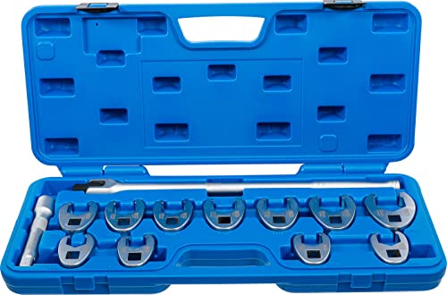Juego De Llaves De Boca Hexagonal Abierta (Crowfoot) | Entrada 12,5 Mm (1/2")| 20-32 Mm | 13 Piezas
