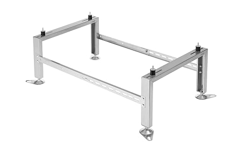 Supporto Da Pavimento Per Pompe Di Calore Con Portata Di 500 Kg - Hsa500 - Supporto Per Condizionatore D'Aria In Acciaio Inossidabile - Accessori Per