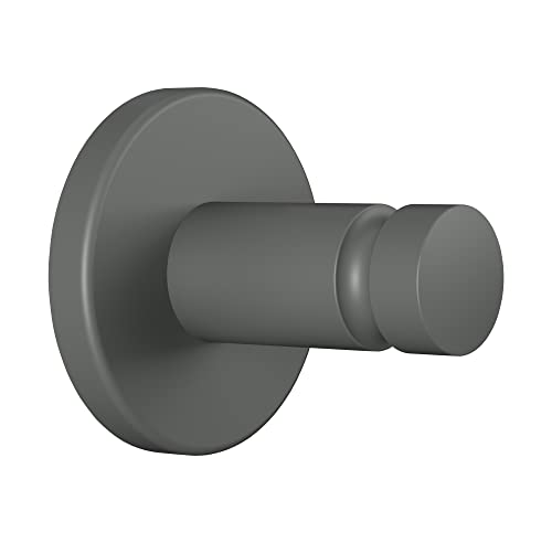Tesa® Moon Grey Gancio Per Asciugamani Per Bagno E Wc In Stile Industriale E Moderno - Senza Foratura, Soluzione Adesiva Inclusa - 37 Mm X 37 Mm X 36