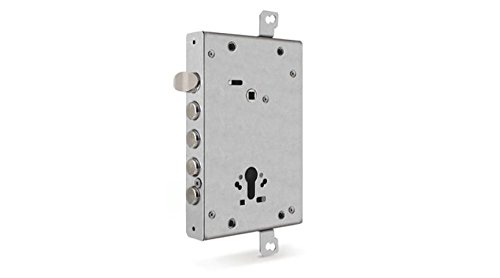 Yale Serratura Ad Ingranaggi Y1375328 Per Porte Blindate A Cilindro, Grigio