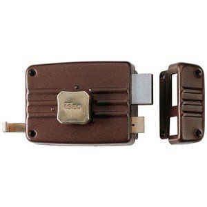 Serratura Iseo Per Porta E Portoncini Di Legno Mm. 70 Destra F465 Color Marrone