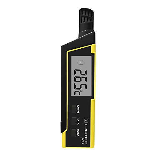 Trotec Bc25 Termoigrometro Con Indice Di Calore (Hi) E Visualizzazione Della Temperatura Percepita (Wbgt)