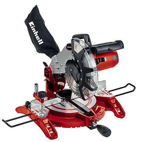 Einhell Tc-Ms 2513 L Troncatrice (230-240 V, 1600 W, Giri Al Min. 4000, Lama Ø250 X Ø30 - 48 Denti, Inclinabile Sinistra 0-45°, Taglio Max 130 X 75 Mm