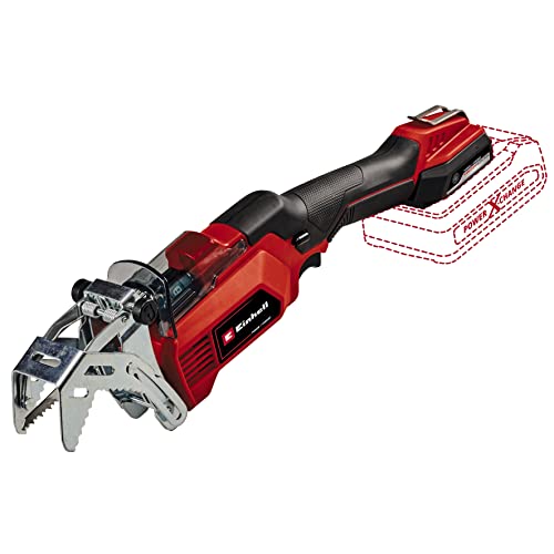 Einhell Tagliarami A Batteria Ge-Gs 18/150 Li-Solo Power X-Change (18 V, Spessore Di Taglio 100 Mm Max., Altezza Di Sollev. 20 Mm, Staffa Per Rami Rim