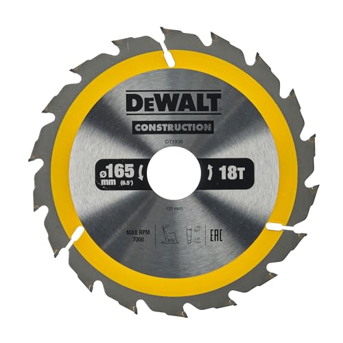 Dewalt, Dt1936, Qz, Hoja Para Construcción 165 X 30Mm 18T (Ac)