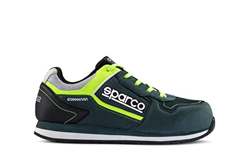 Sparco Gymkhana Scarpe Da Lavoro Antinfortunistiche S1P Src Verde-Lime