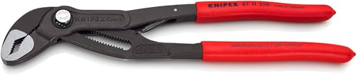 Knipex Cobra...Matic Pinza Regolabile Per Tubi E Dadi Bonderizzata Grigia, Rivestiti In Resina Sintetica Antiscivolo 250 Mm 87 11 250