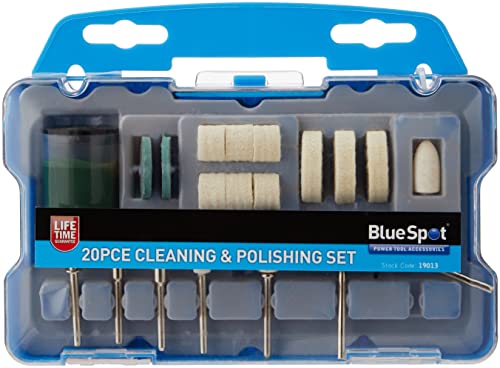 Blue Spot 10013 - Kit Di Pulizia E Lucidatura, 20 Pezzi