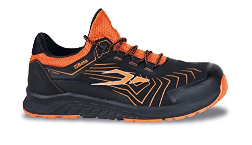 Beta 7352A 40 - Scarpe Basse Antinfortunistiche Beta.0-Gravity Arancio/Nero, Scarpe Da Lavoro Leggerissime, Tomaia In.Tessuto.Mesh.Ad.Alta.Traspirazio