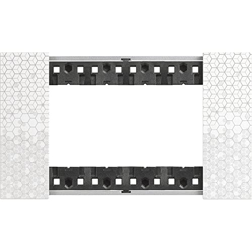 Bticino Ka4804Mw Living Now - Placca 4 Moduli, Pixel, 147.5 X 86 X 20 Mm
