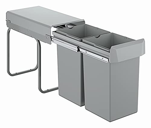 Grohe Accessori, Sistema Di Separazione Per Raccolta Rifiuti, Completamente Estensibile, Per Basi Sottolavello Dotate Di Sistemi Ad Anta Battente, Lar