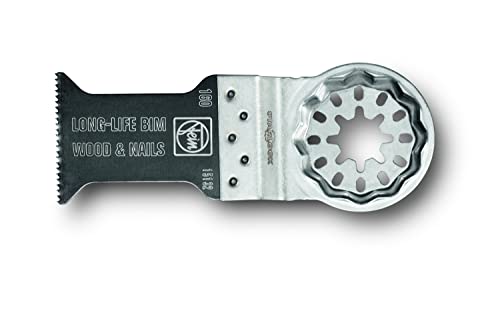Fein E-Cut Long Life Lama Da Taglio, Conf. 1 Pz., Larghezza 65 Mm, Lunghezza 50 Mm, Attacco Starlock Plus, Lama Bimetallica Con Dentatura Stretta