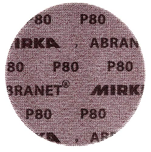 Mirka Abranet Maglia Dischi P80 Presa Ø 150 Mm (50 Pz.)